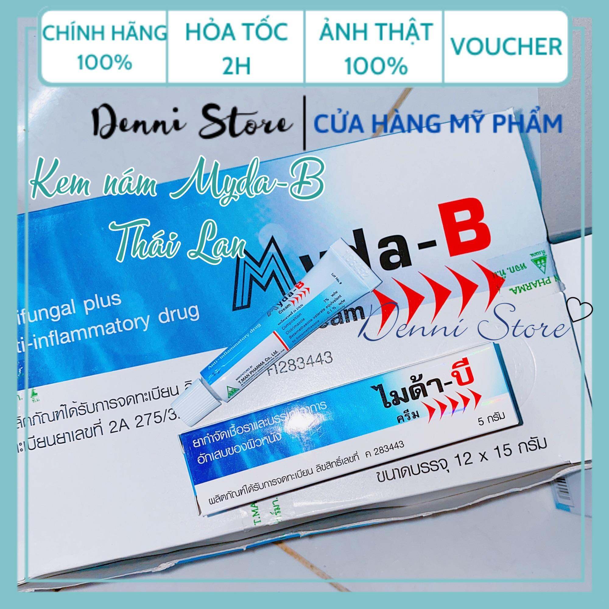 Lẻ 1 tuýp 5g kem trắng da giảm nám Myda-B Thái