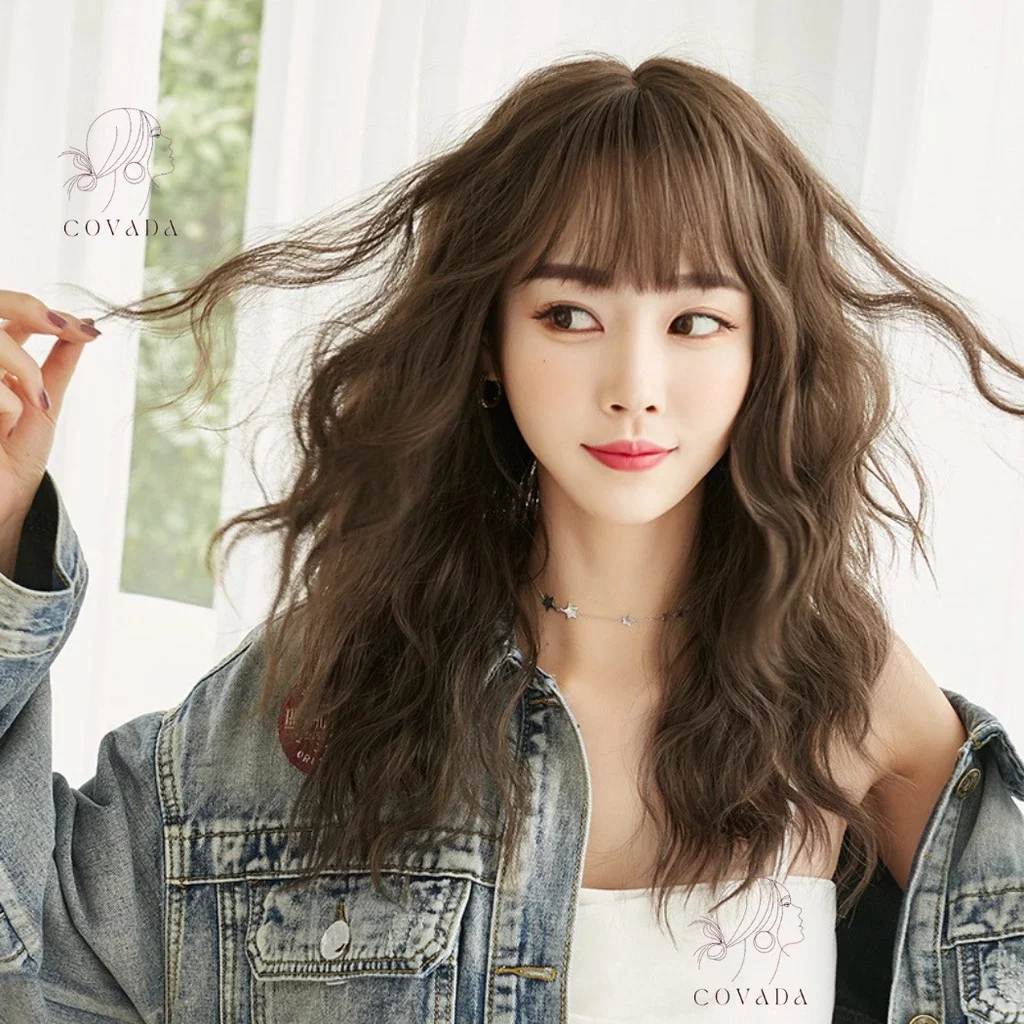 TÓC GIẢ NGUYÊN ĐẦU XOĂN SÓNG HIPPIE S091