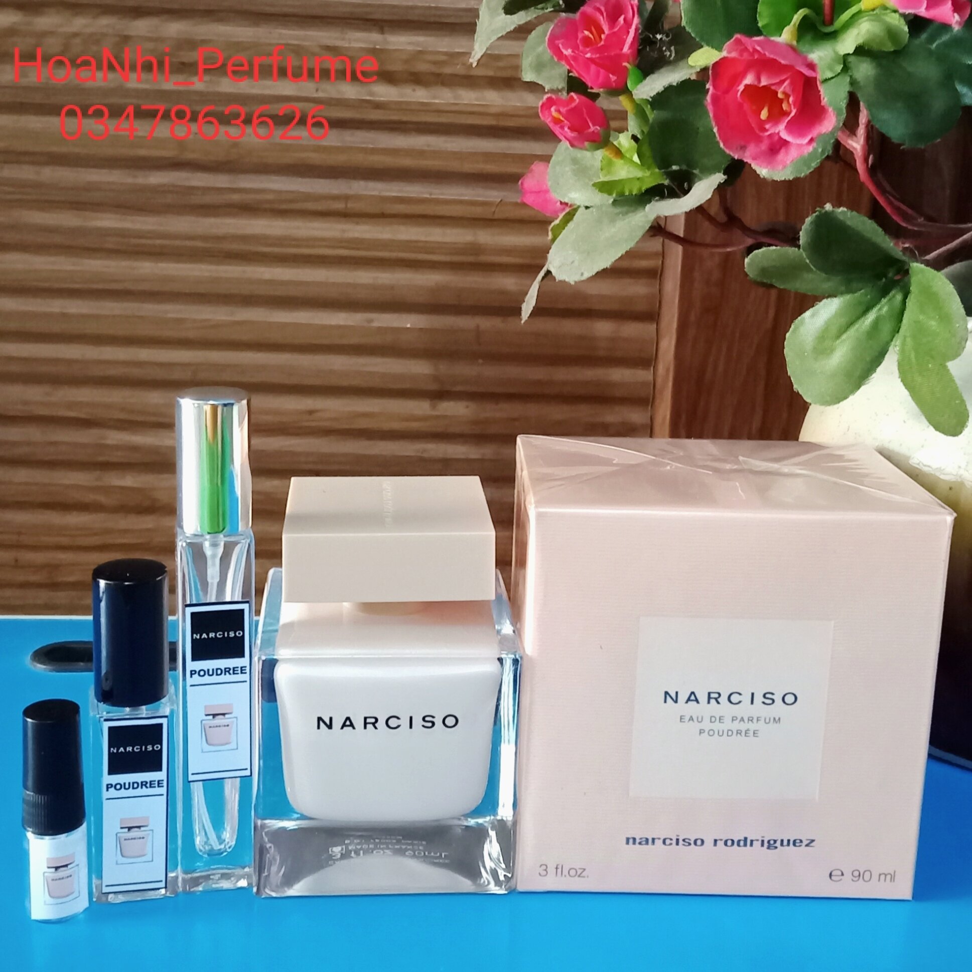 Nước Hoa Nữ Narciso Rodriguez Poudree EDP (mẫu thử mùi 2-5-10ml) ngọt ngào,quyến rũ