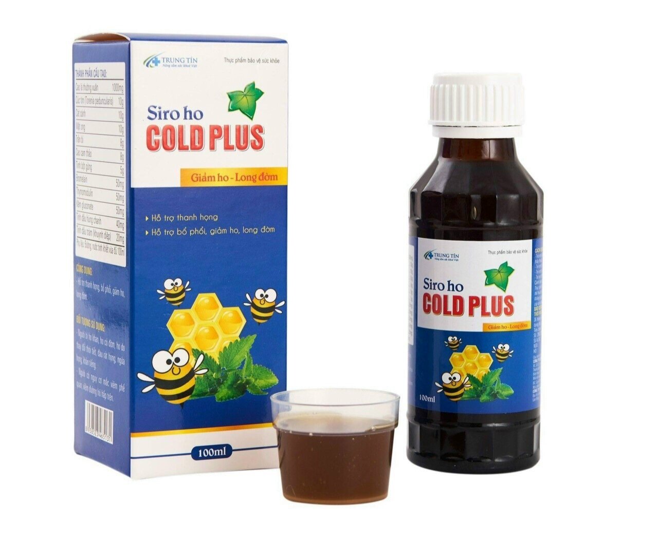 Siro ho COLD PLUS 100 ml- Giảm ho ,long đờm.