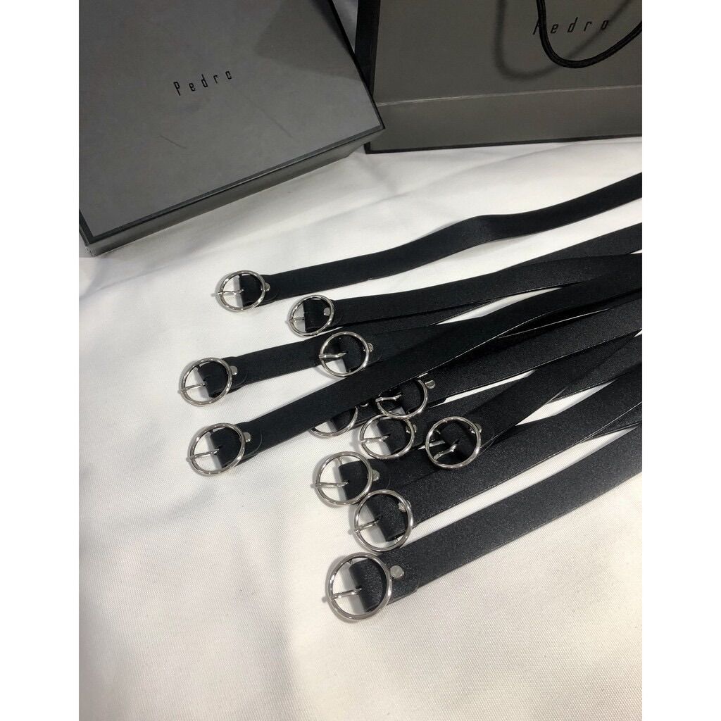Thắt lưng nữ mặt tròn da mềm (Hỗ trợ bấm cắt dây nịt) TL001 - Thắt Lưng Giá Tốt
