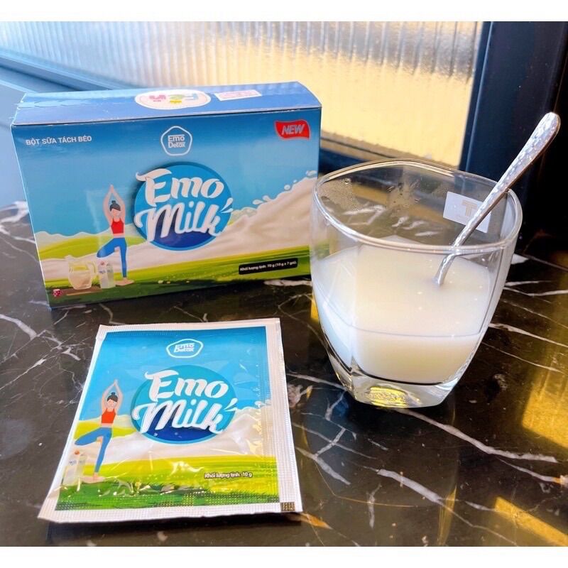 🥛[TẶNG KÈM CHAI]🥛SỮA BÒ TÁCH BÉO GIẢM CÂN SIÊU TỐC EMOSLIM ✨