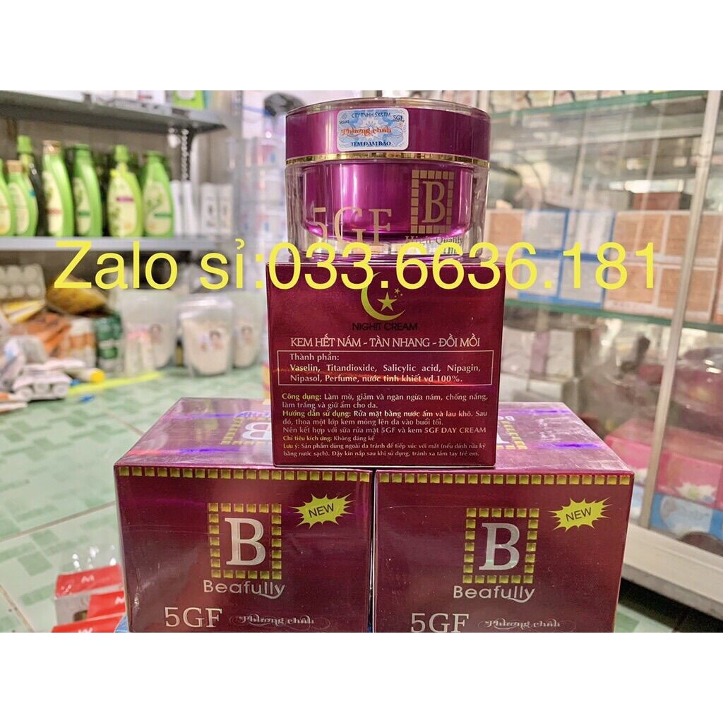 Kem hết nám -tàn nhang - đồi mồi 5GF (ban đêm) hủ 30h
