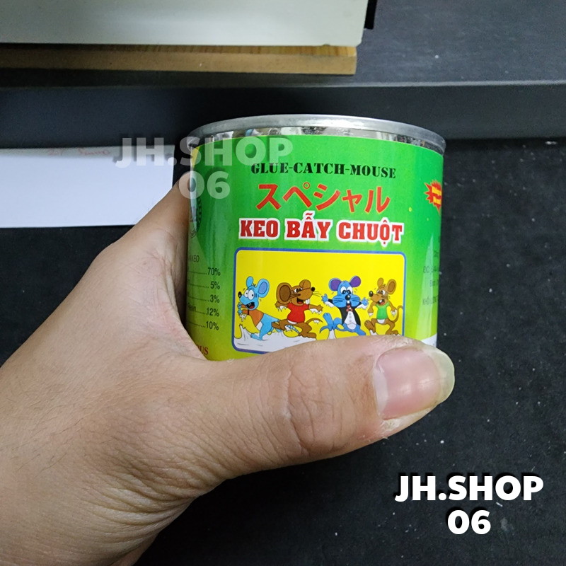 Lon keo dính chuột lon lớn 200g hàng việt nam