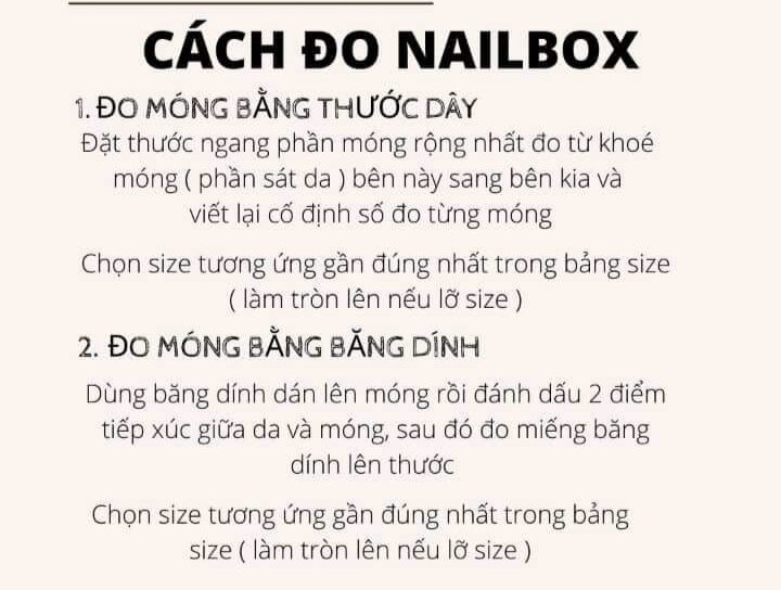 Nail box / Móng úp chân / khách đặt gui sz cho shop