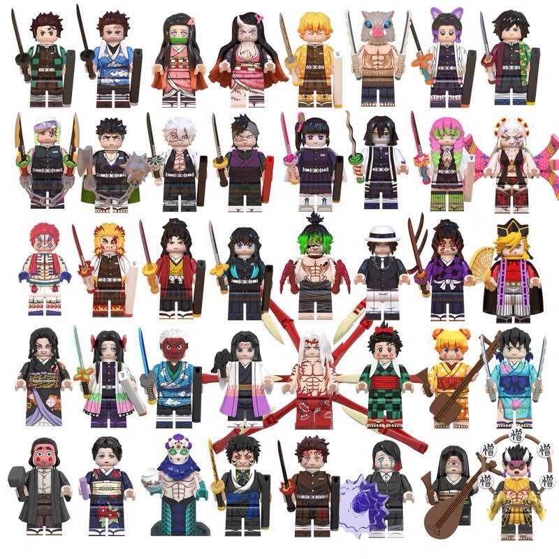 Đồ Chơi Lắp Ráp Minifigures Các Nhân Vật Truyện Tranh Lưỡi Gươm Diệt Quỷ Demon Slayer Kimetsu No Yaiba Tổng Hợp