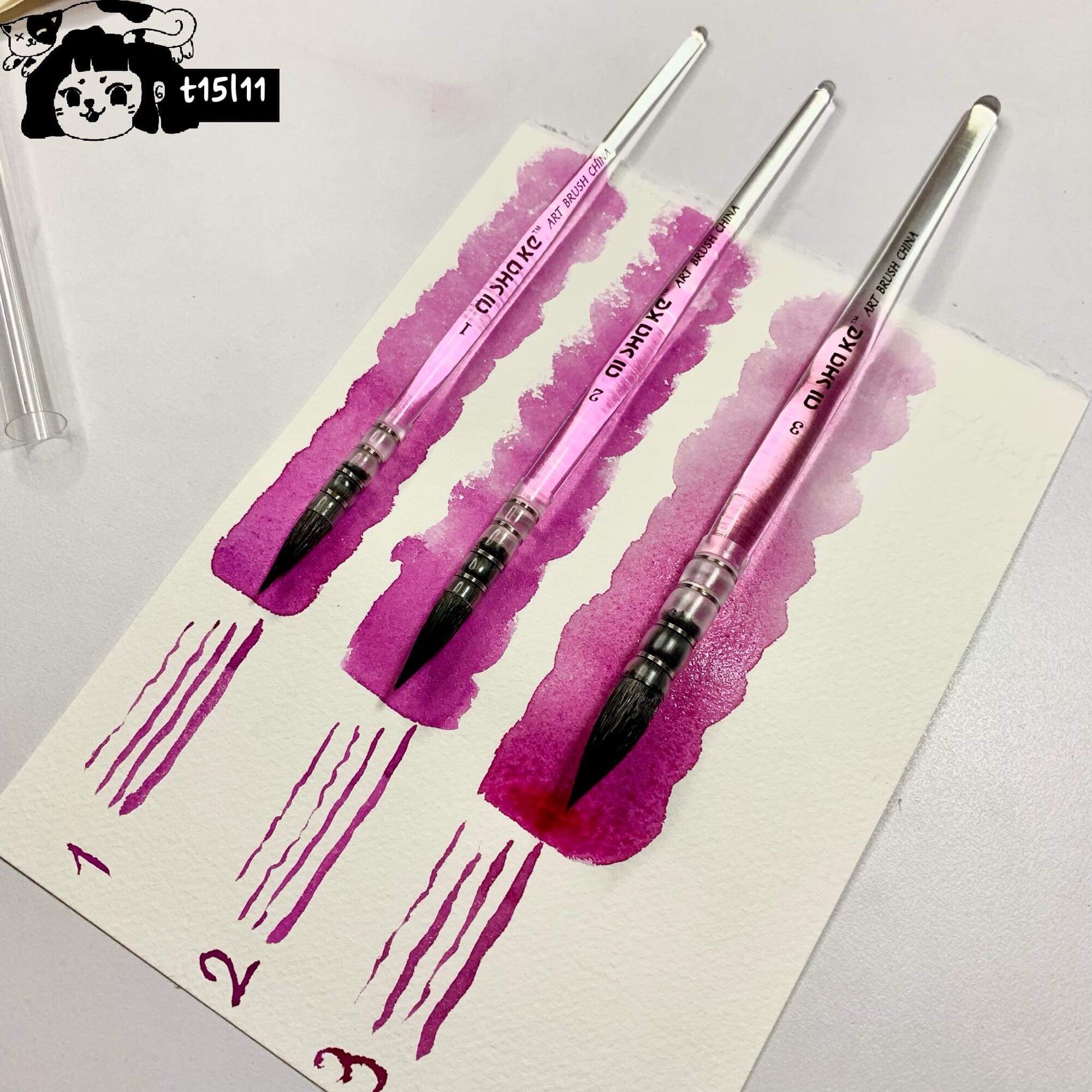 [t15l11] Cọ Mop thân trong suốt AISHAKE