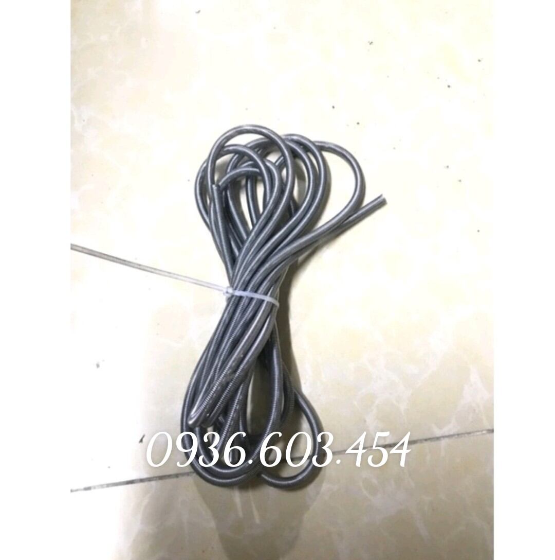 Dây xích sắt bảo vệ ống dẫn dầu phi 4, dây lò xo bảo vệ ống dẫn dầu