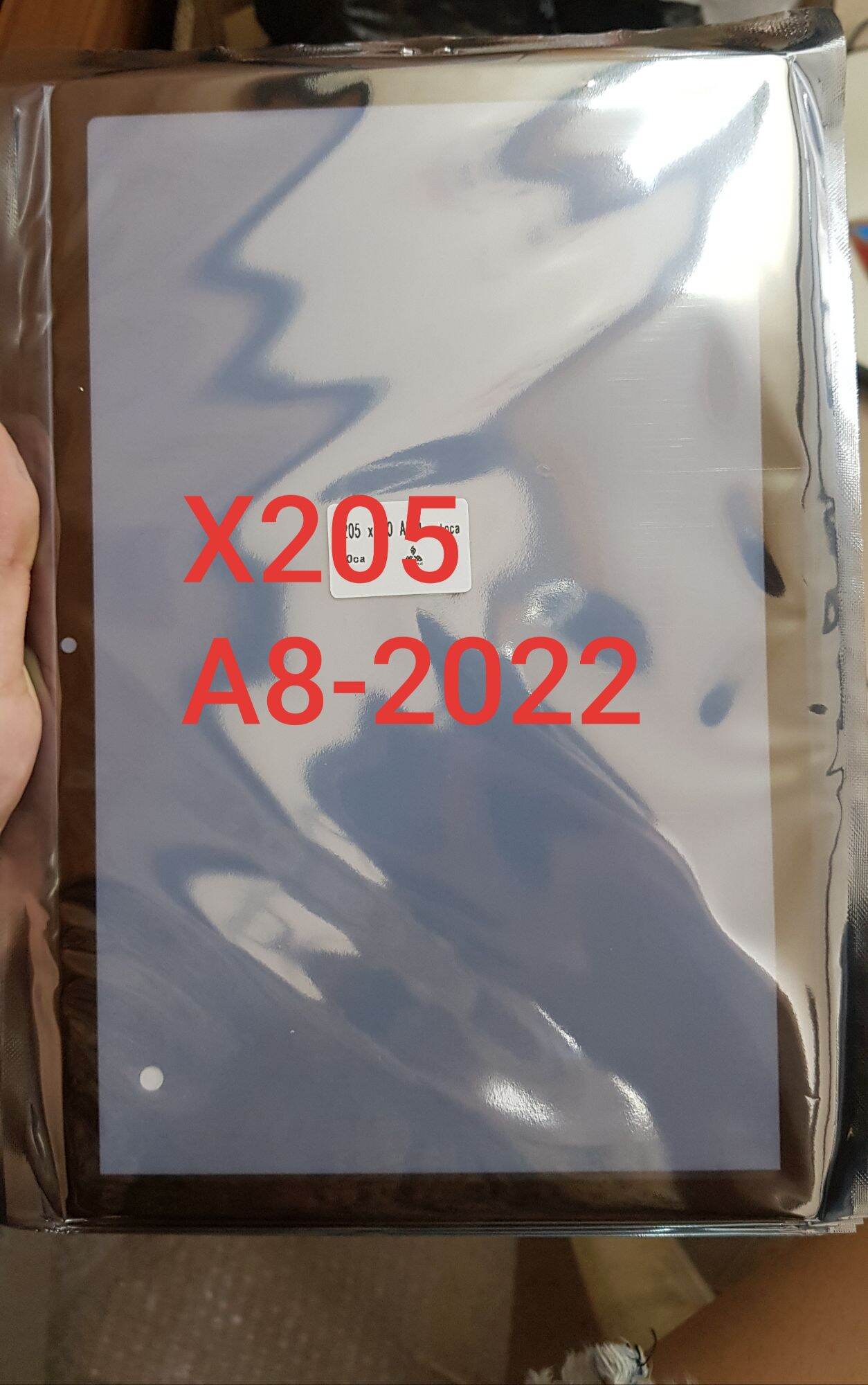 Kính ép màn samsung tab a8 đời 2022 / x205 / x200 liền keo