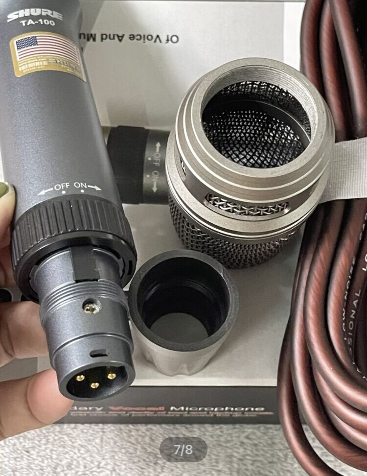 Micro hát karaoke có dây cao cấp shure TA 100/ TA300
