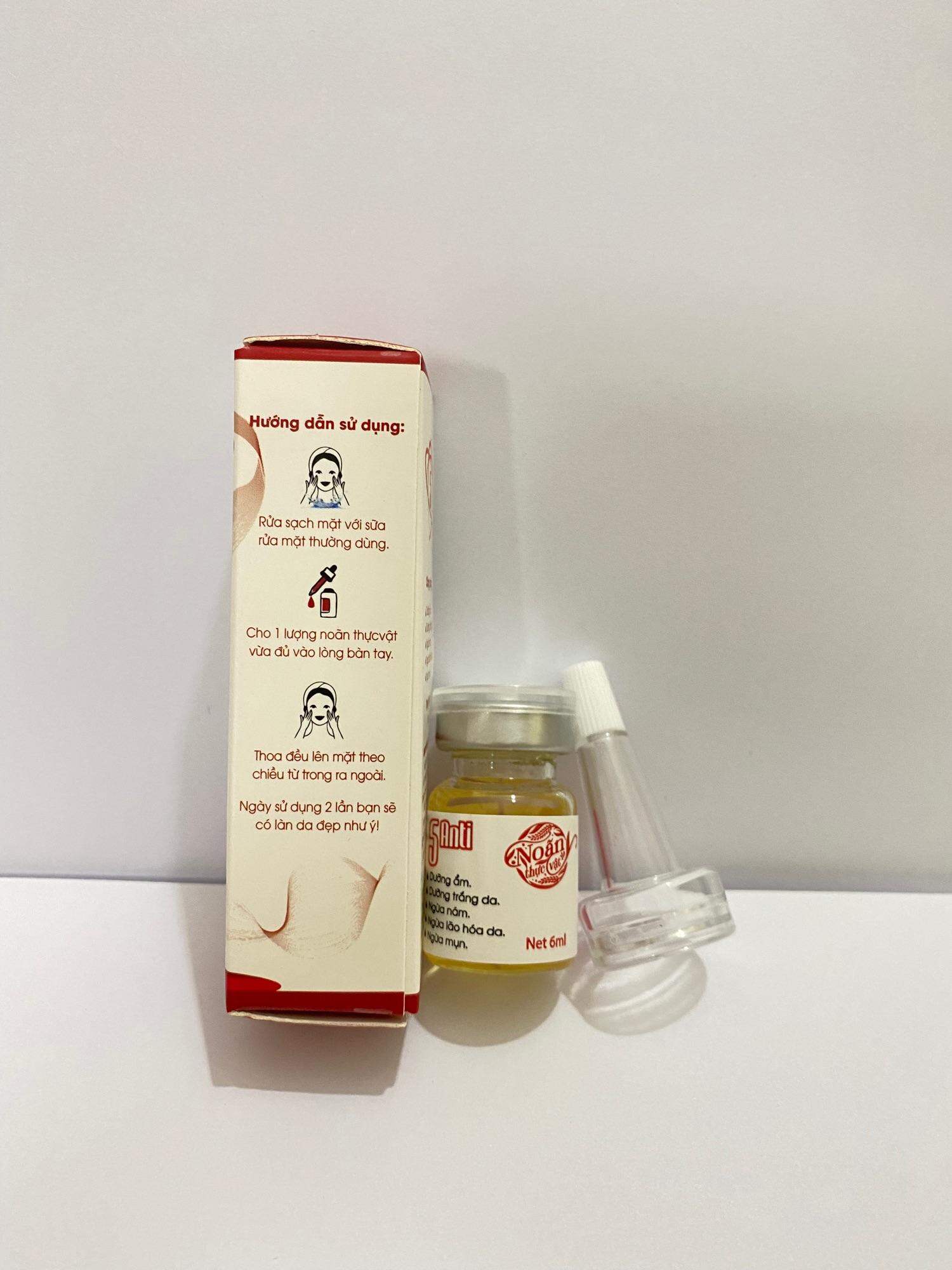 Serum Noãn Thực Vật (6ml) Dưỡng Da Căng Mịn-Cấp Ẩm-Trắng Da