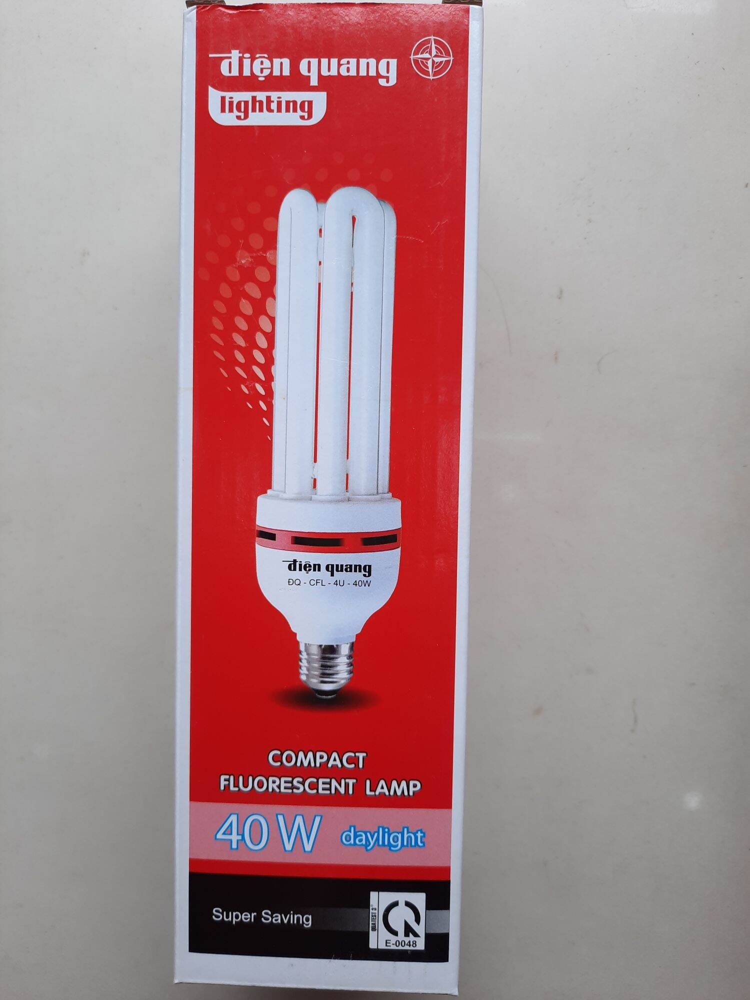 Bóng đèn compact chữ u điện quang 8w, 14w, 18w, 40w