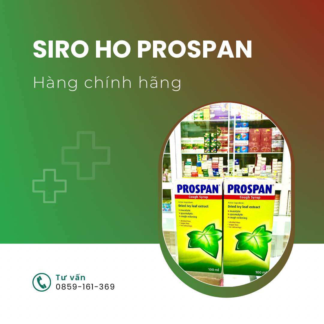 Siro ho dành cho trẻ em prospan