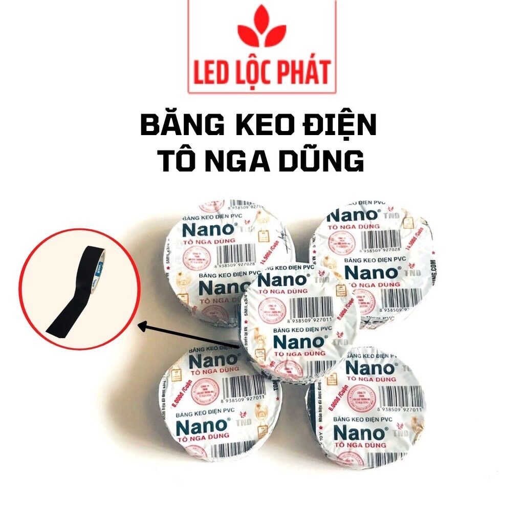 Băng dính điện, băng keo điện đen nano tô nga dũng