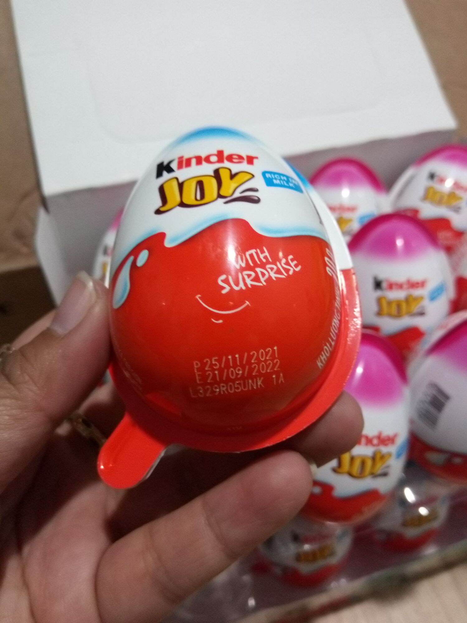 [1 quả] Kẹo trứng sữa Kinder Joy cho bé trai