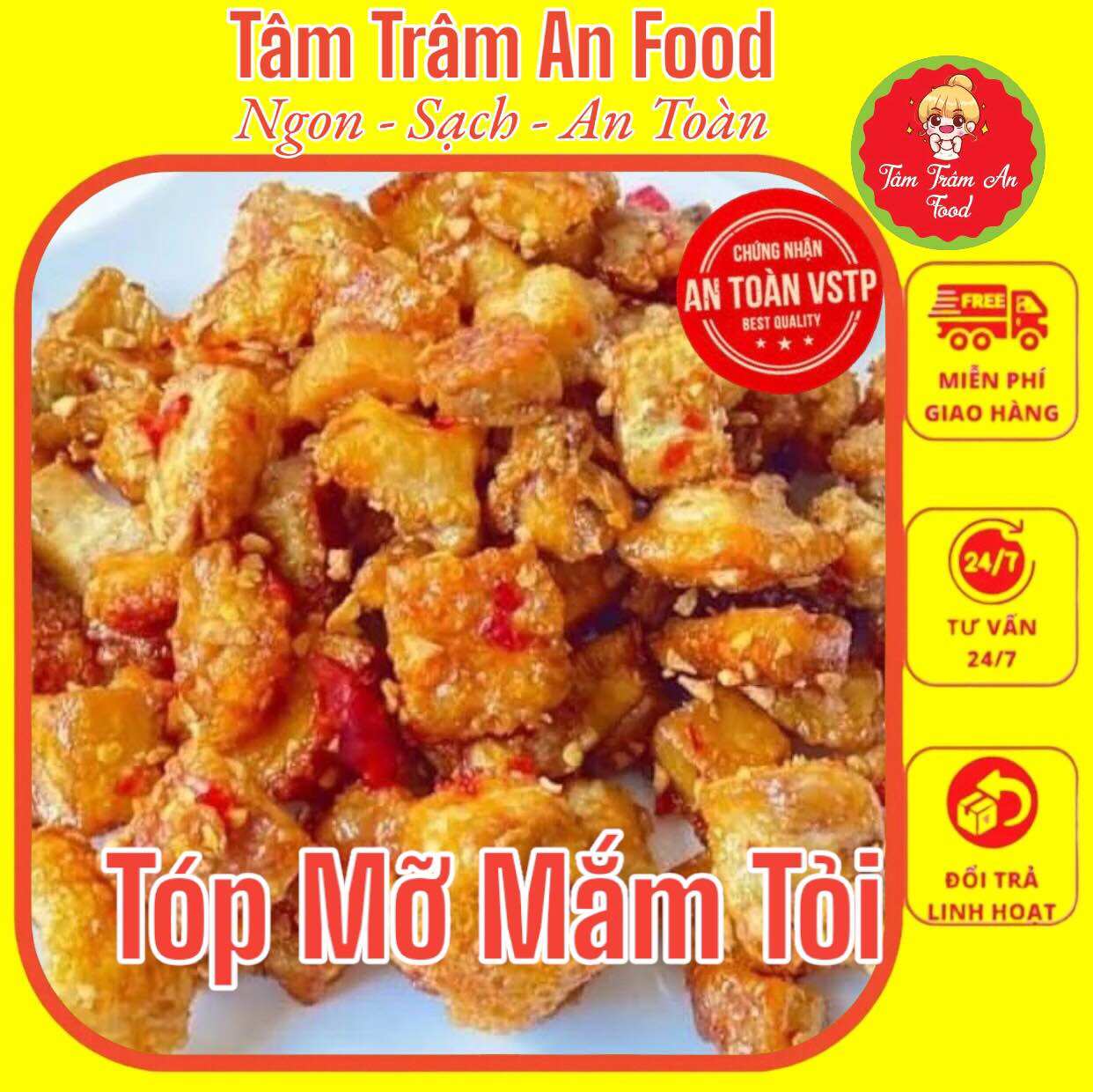 Tóp mỡ mắm tỏi 150g
