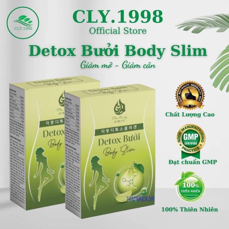 Trà bưởi detox body slim giảm cân, giữ dáng, đẹp da (Hộp 15 gói)