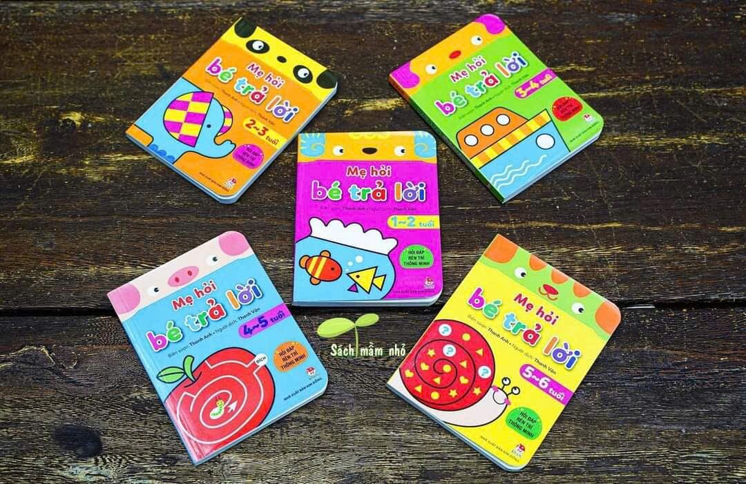 Bộ sách - Mẹ hỏi bé trả lời có 5 cuốn