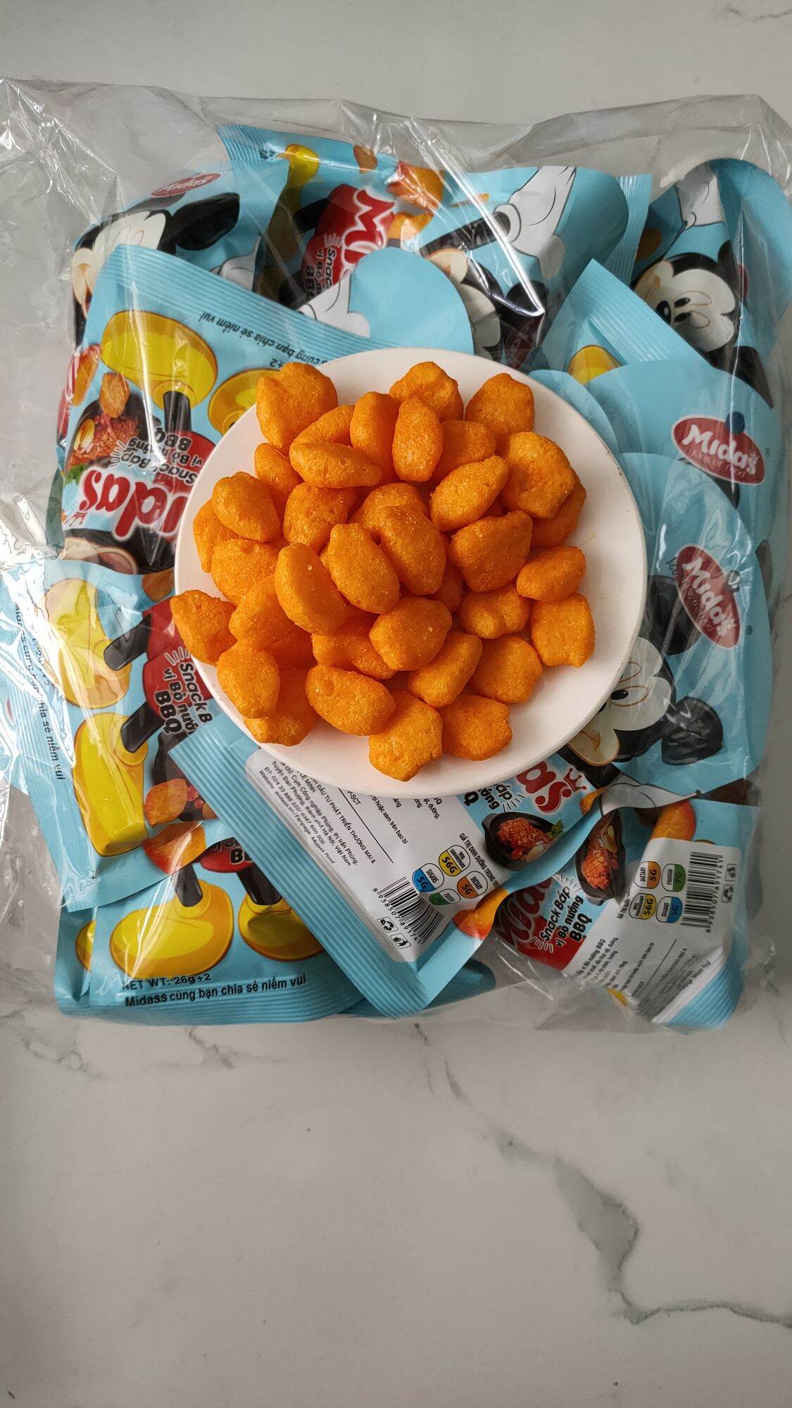 10 gói Bim Bim MIDAS thơm ngon