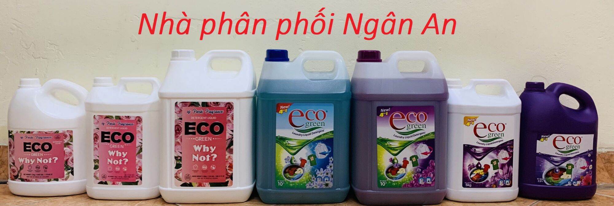 Nước giặt Ecogreen Tím 9.5kg