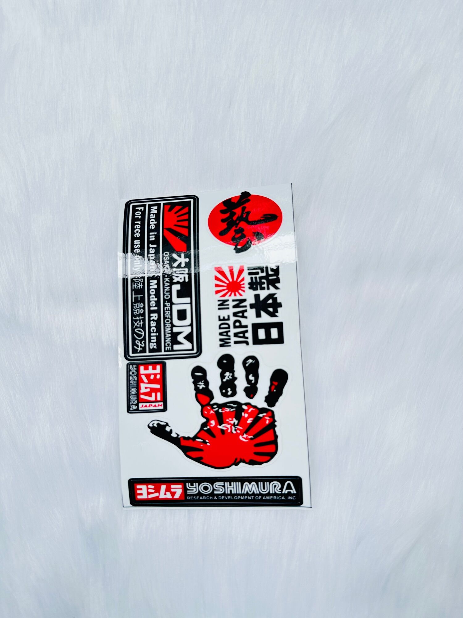 Sét Tem Decal Sticker Dán Xe Mẫu Chữ Japan