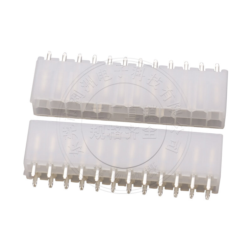 Linh Kiện Điện Tử Connector 5557/5569 4.2mm Spacing Double Row with Buckle 180 Degree Hollow Pin ATX