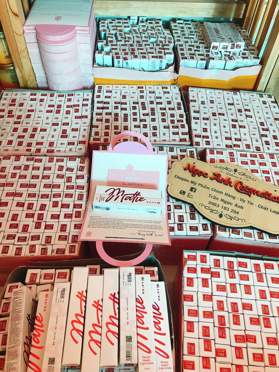 Son hapy minigarden matte lipcream chính hãng