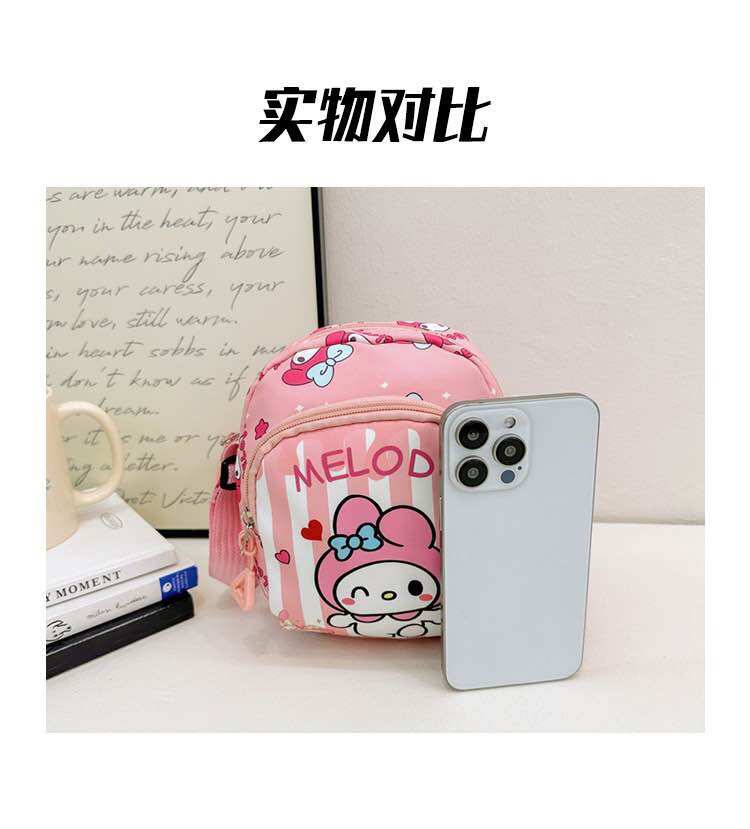 Túi đeo chéo hoạt hình Kuromi - NyLon