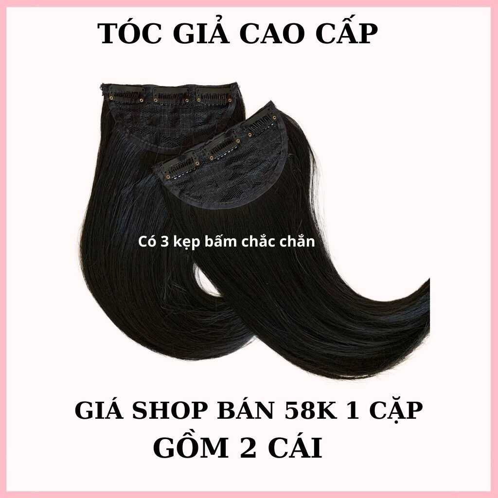 Tóc giả kẹp phồng chân tóc 2 bên làm dày tóc ( giá 2 bên )❇️freeship ❇️