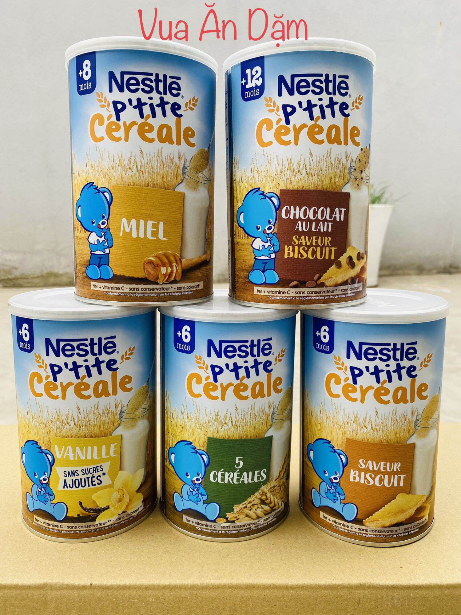 Bột ngũ cốc lắc sữa Nestle cho bé từ 6m