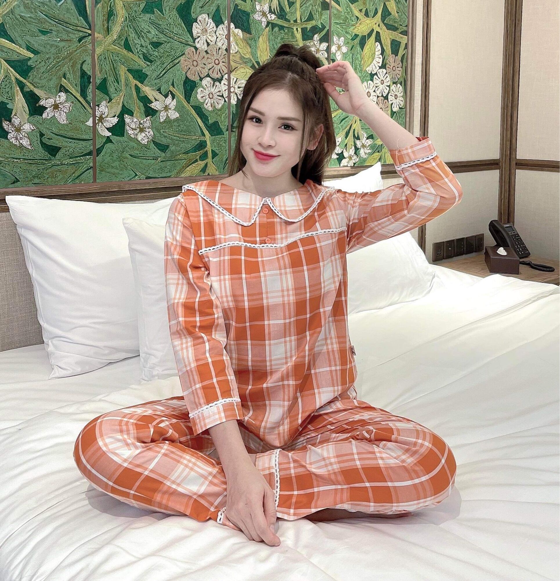 Đồ bộ nữ, đồ bộ, 3 màu chất thô xinh