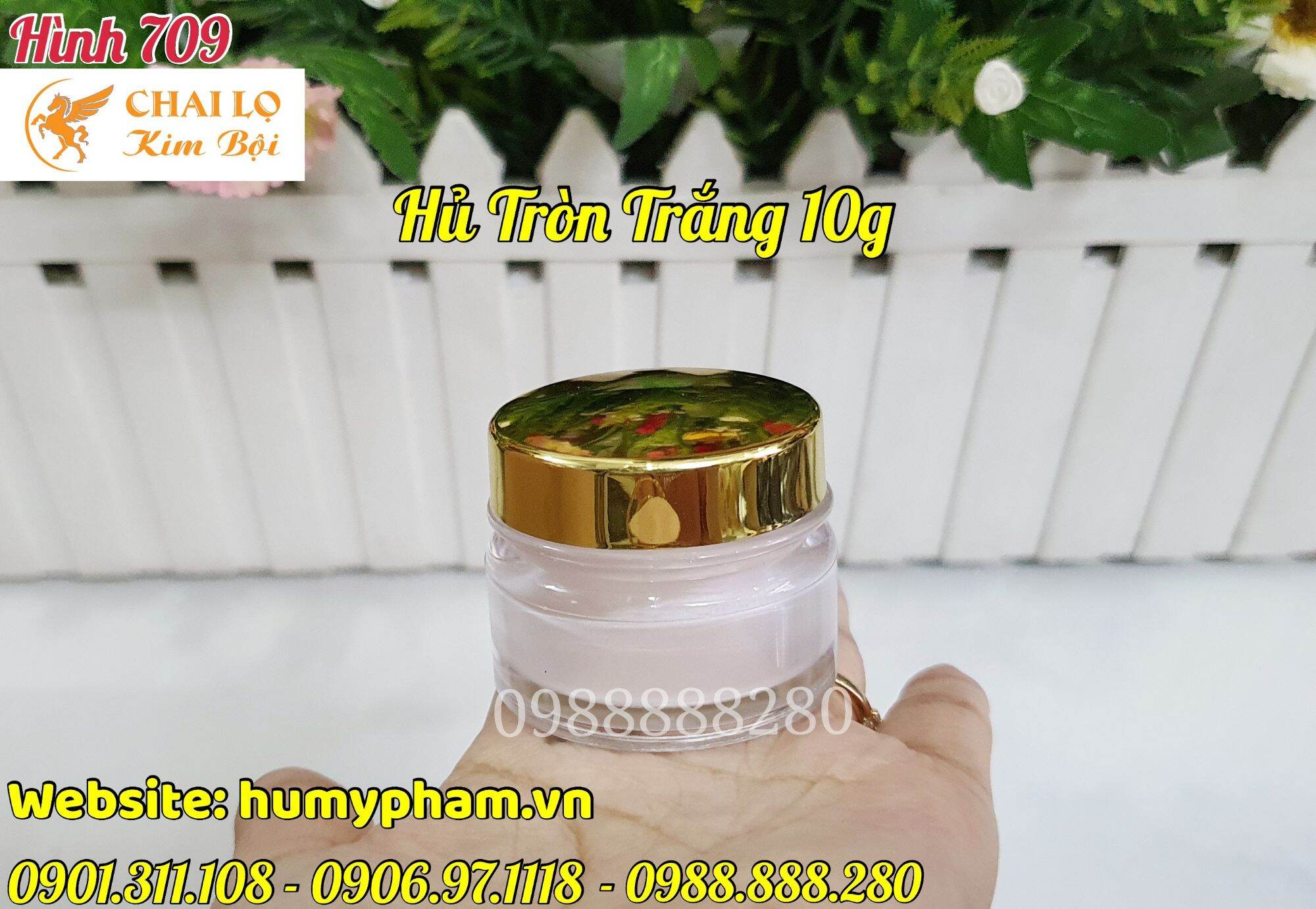 HỦ ĐỰNG KEM FACE TRÒN 10g