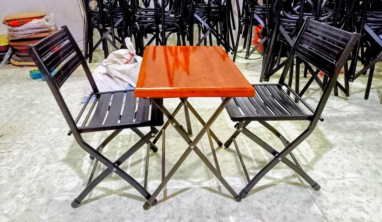 Ghế Xếp Tựa Lưng Ngồi Cao 45cm