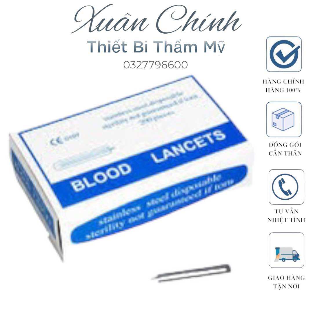 Hộp 200 Chiếc Kim Nặn Mụn Blood Lancets
