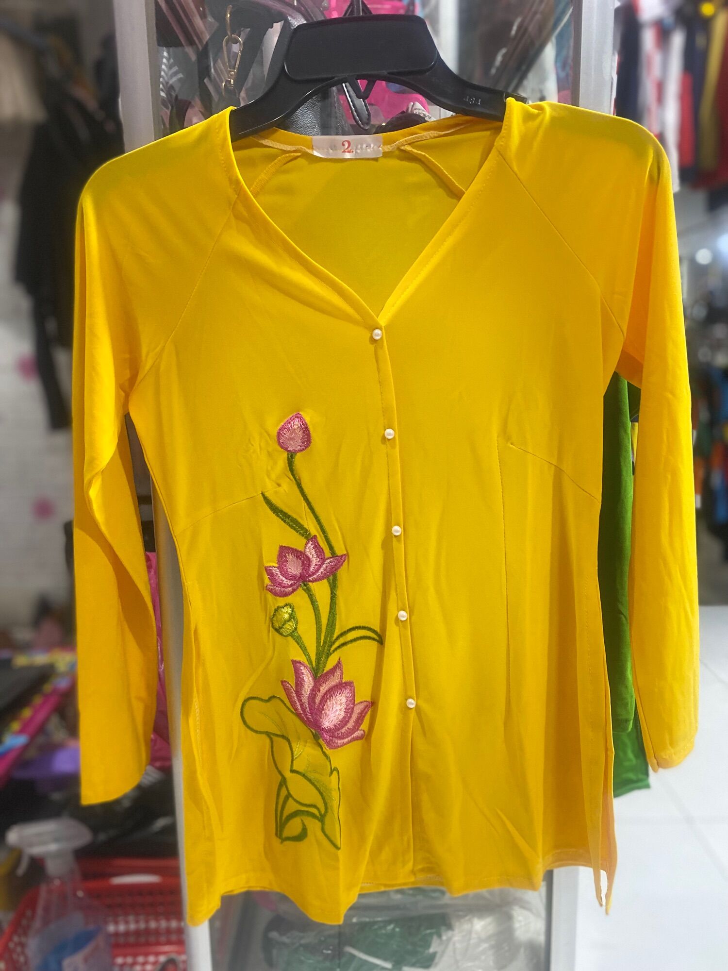 Áo bà ba thun lạnh co giãn