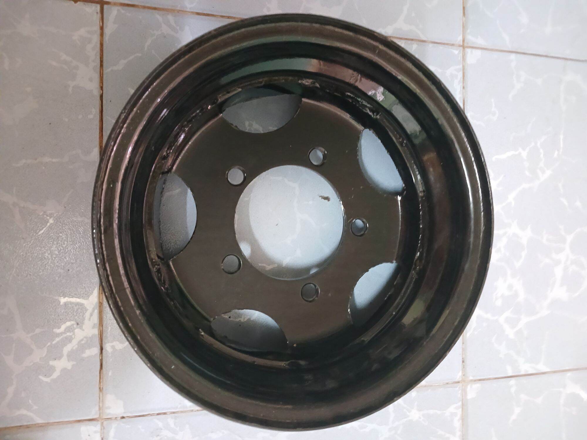 Mâm dày 5 lỗ xe ba bánh lắp vào vỏ 4.50-12 và 5.00-12