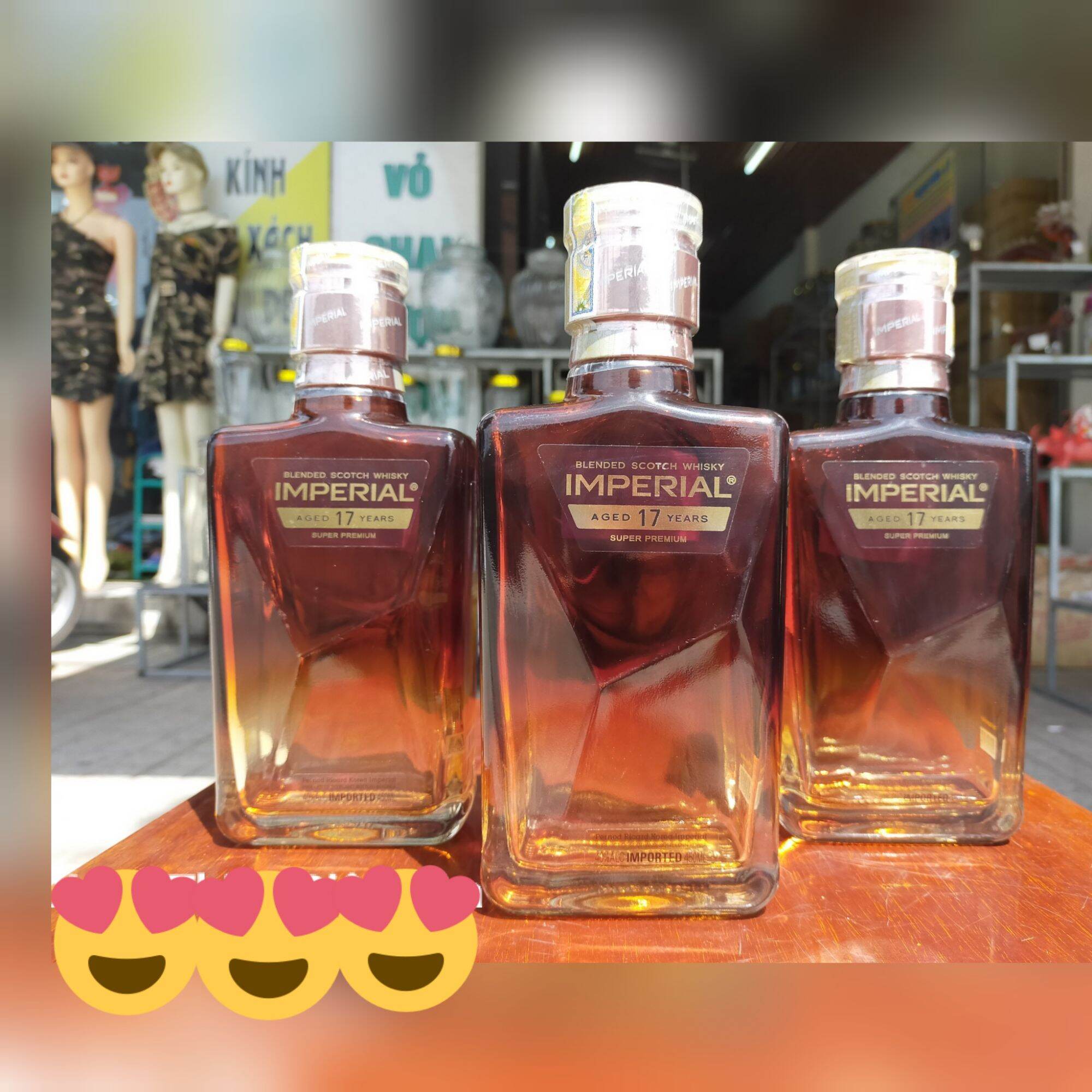 Vỏ Chai Imperial 17 Hàn Quốc Thủy Tinh Cao Cấp.