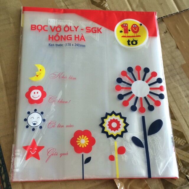 BỌC VỞ HỒNG HÀ CẤP 1