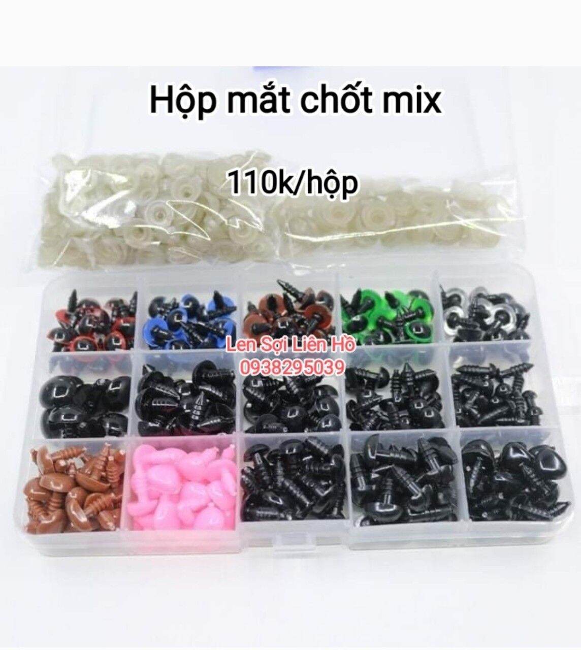Hộp mắt thú kèm chốt