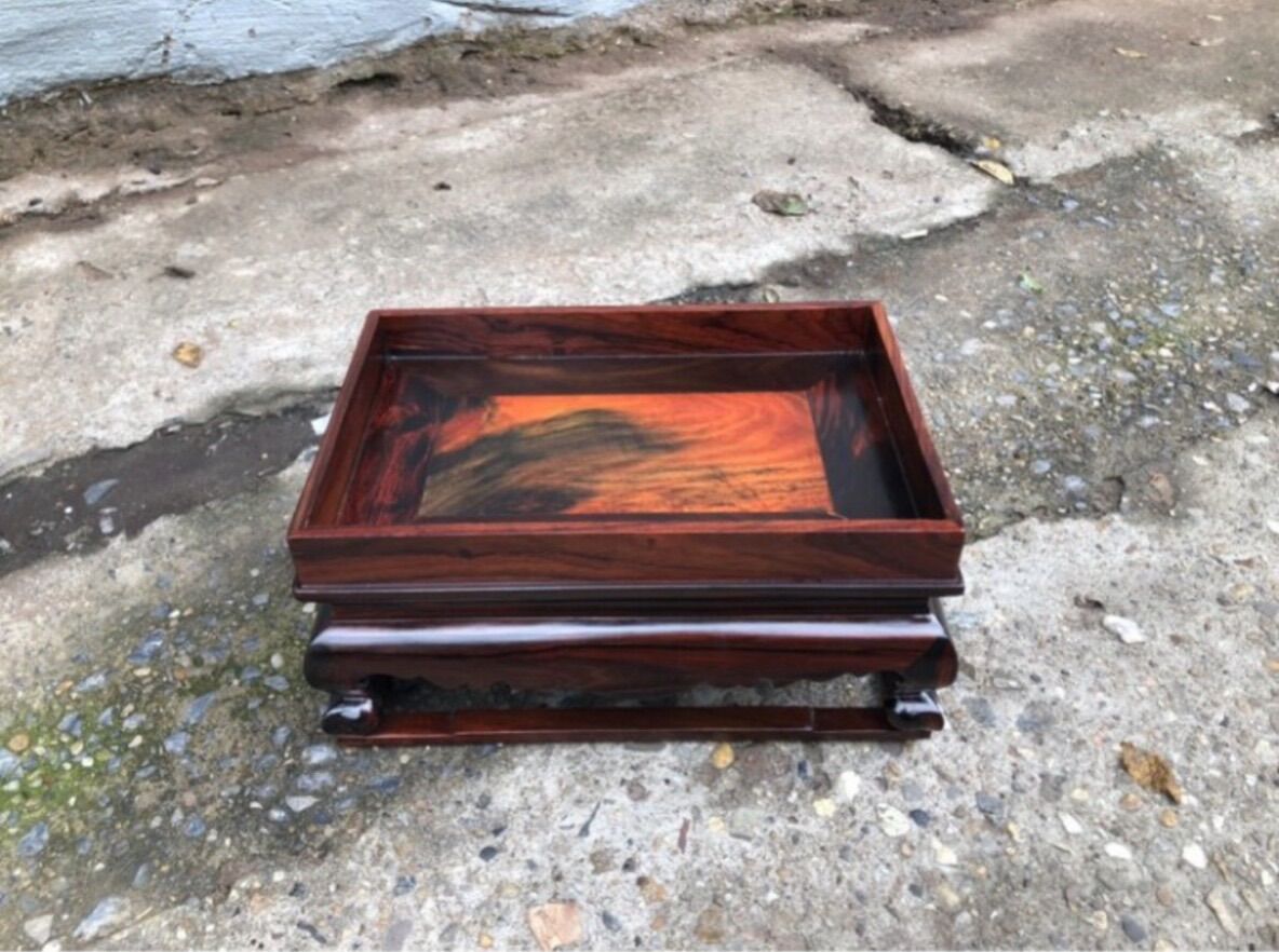 Khay trà gỗ trắc cao cấp 25x35cm