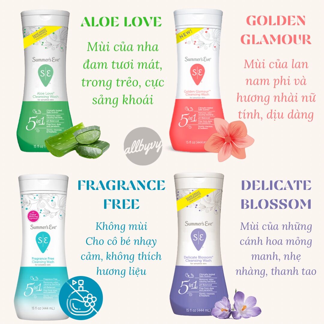 allbyvy | Dung dịch vệ sinh Summer's Eve