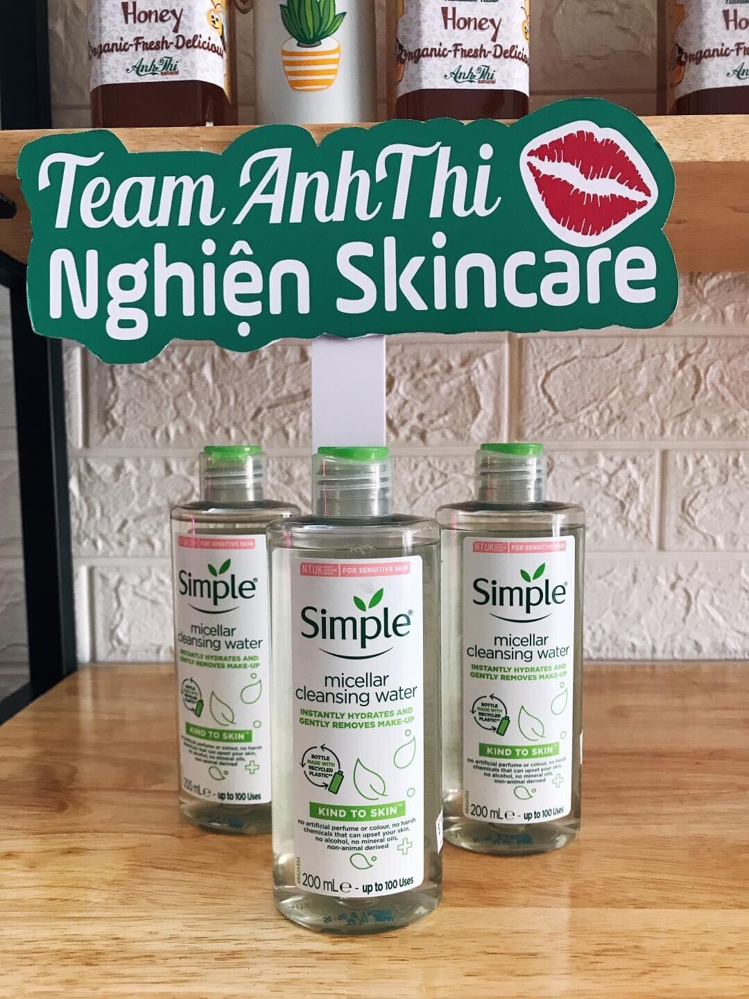 Tẩy Trang Simple Micellar Cleansing Water