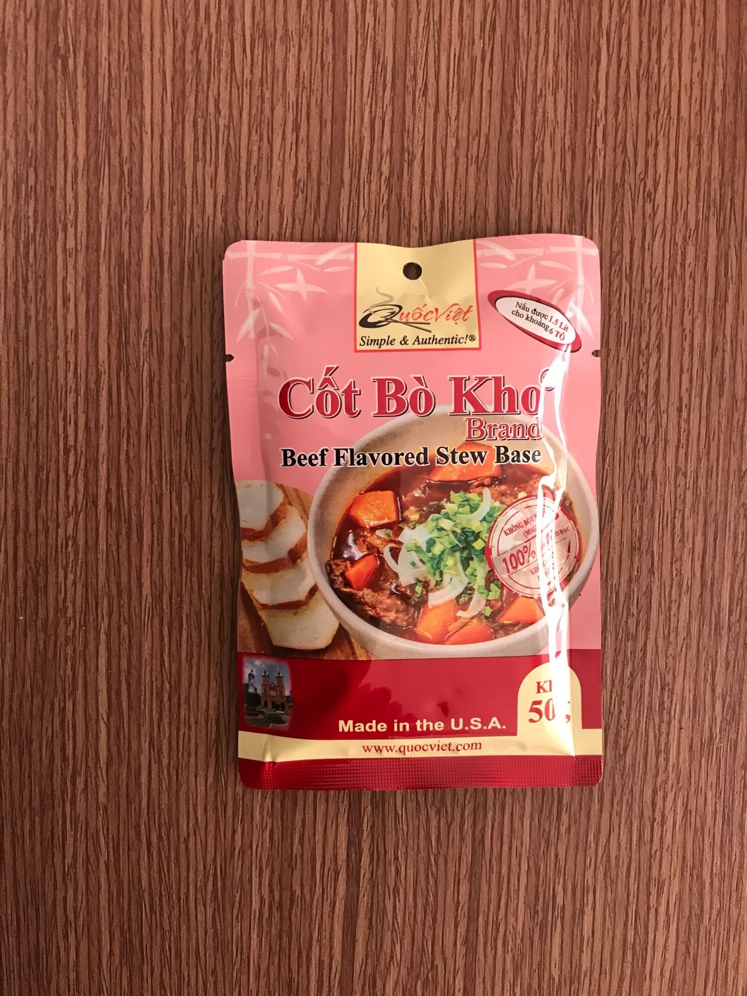 Nước dùng cô đặc nấu Bò kho