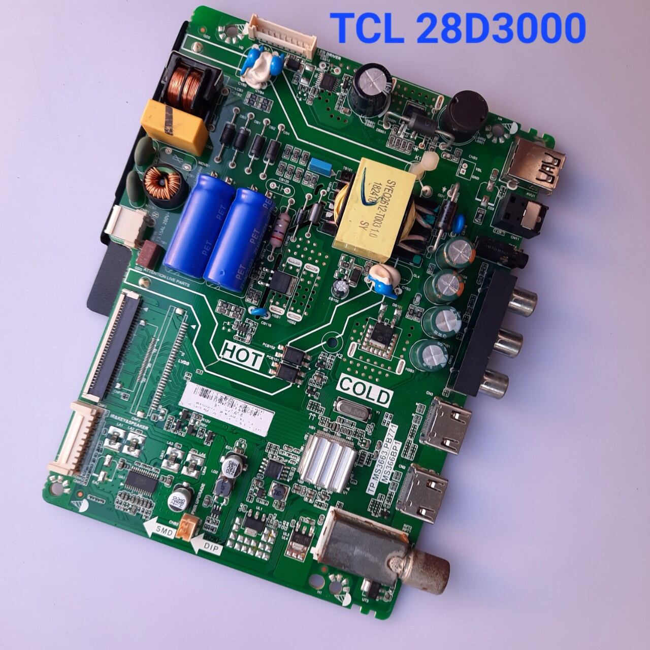 Bo mạch tivi tcl 28d3000