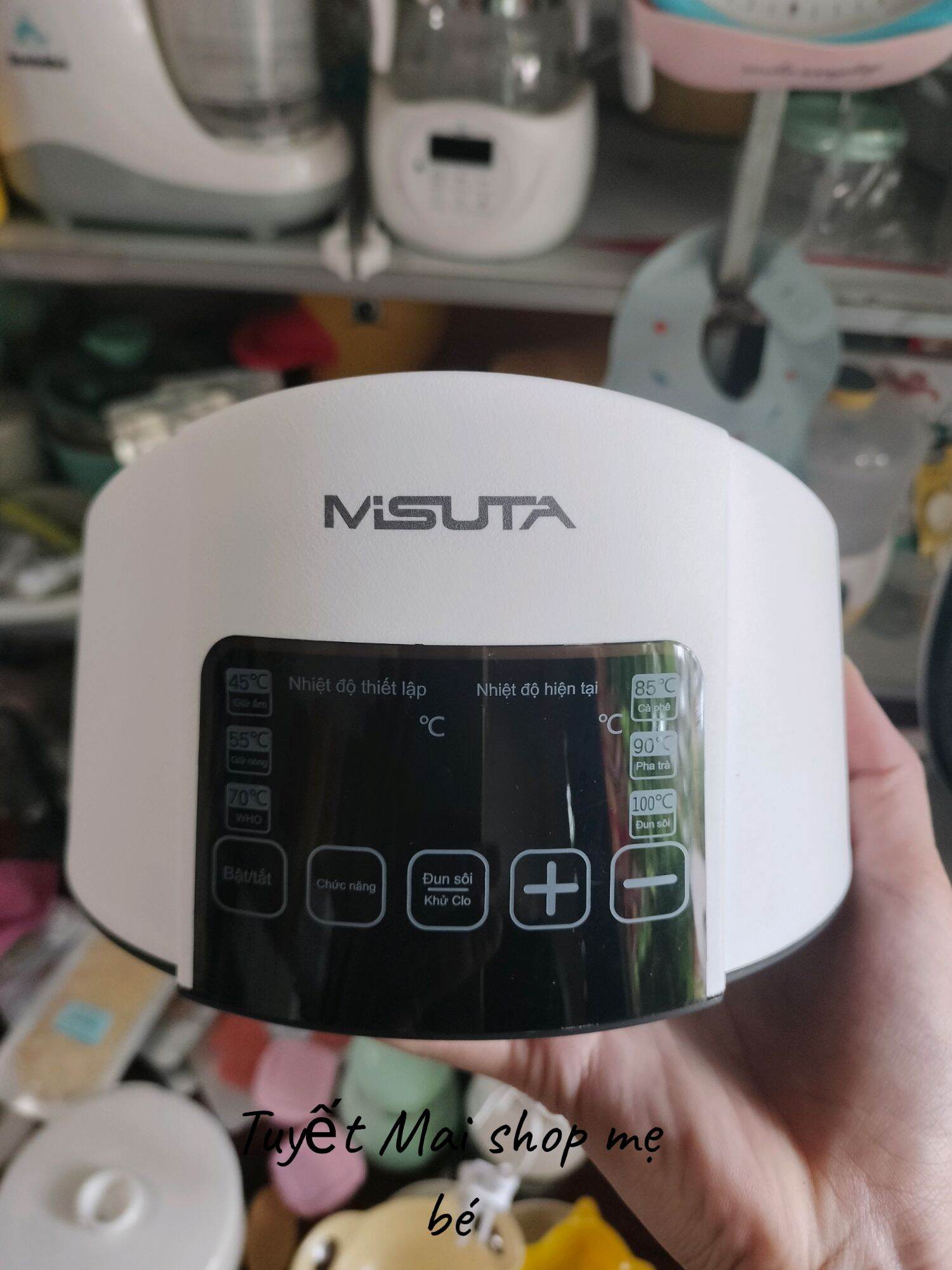Máy đun nước giữ nhiệt pha sữa misuta (tặng khay hâm sữa)