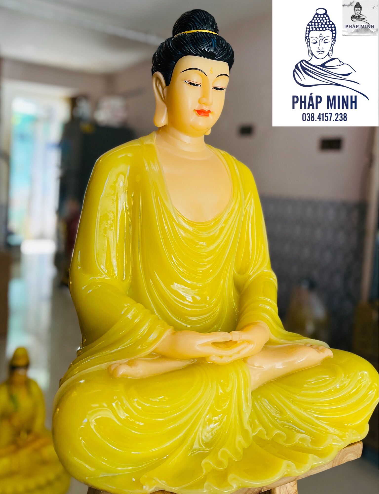 Tôn Tượng Bổn Sư 55cm Bột đá