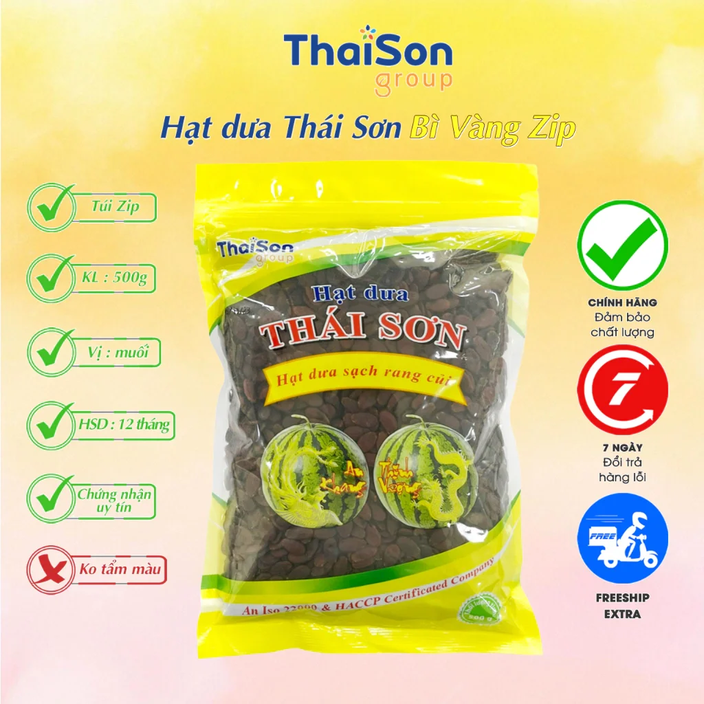 Hạt dưa Thái Sơn to giòn ngon đặc biệt 1 ký