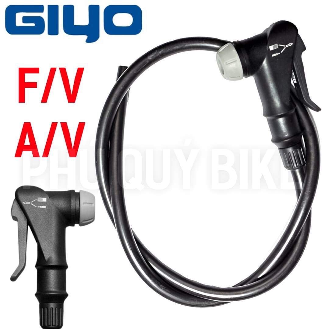 Dây Đầu Bơm Xe Đạp Thông Minh Dùng Cho Van Pháp / Van Mỹ