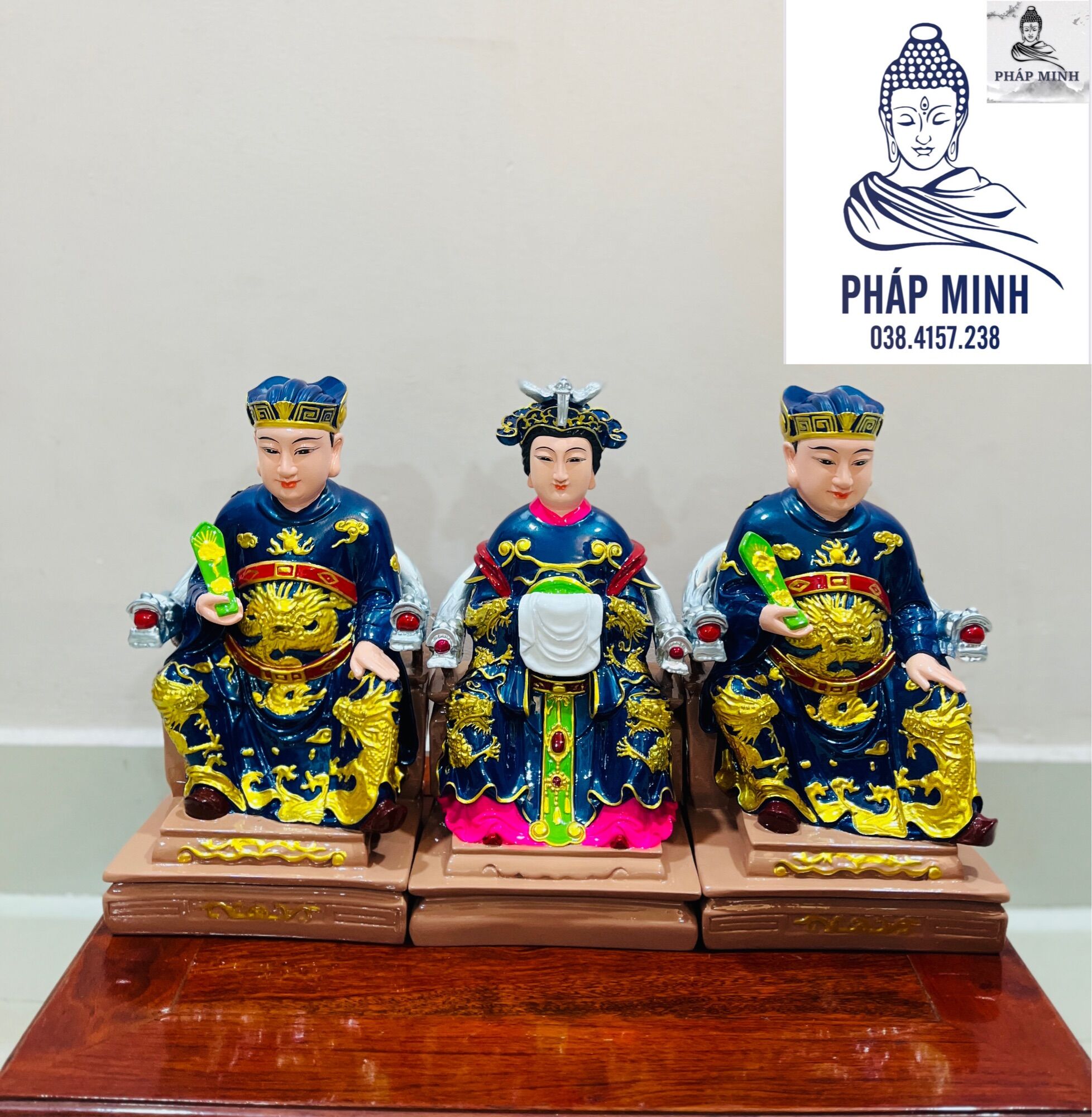 Tôn Tượng Táo Quân 30CM ( 3 Vị )