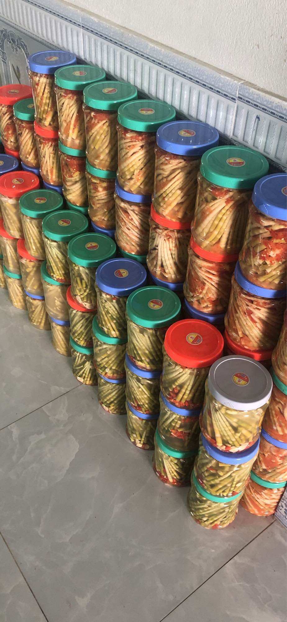 Măng trúc muối chua cay 100k/lọ 1,5kg